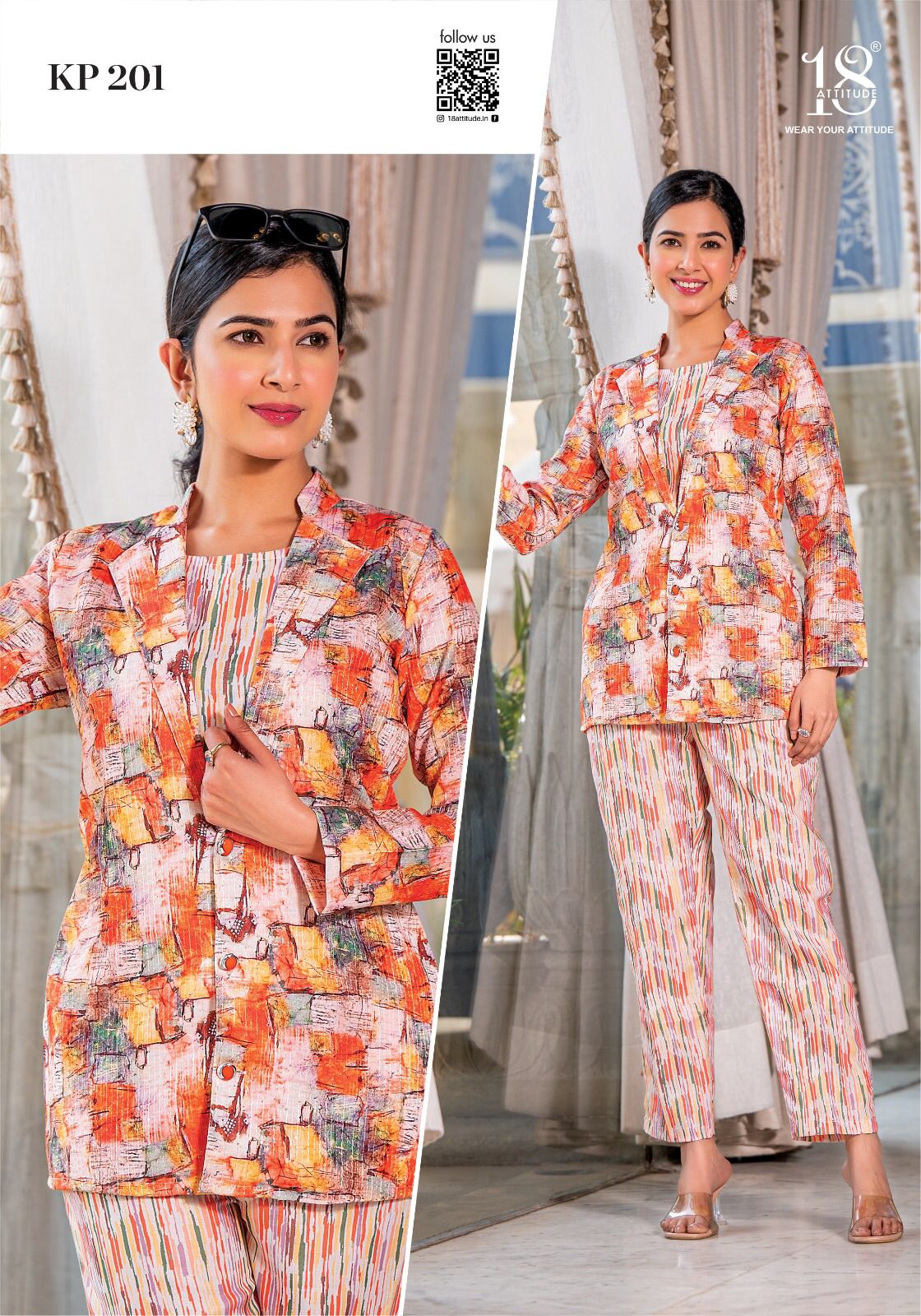 Kitty Party Vol 2 By 18 Attitude Summer Special Cots Cord Set Western Clothing Suppliers In India